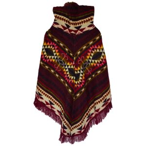 Poncho (Red Trim)